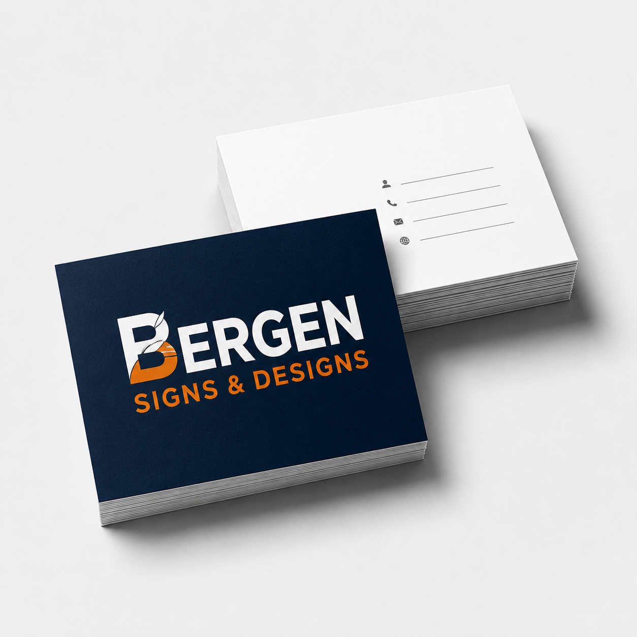 3.5" × 2" Standard Business Cards